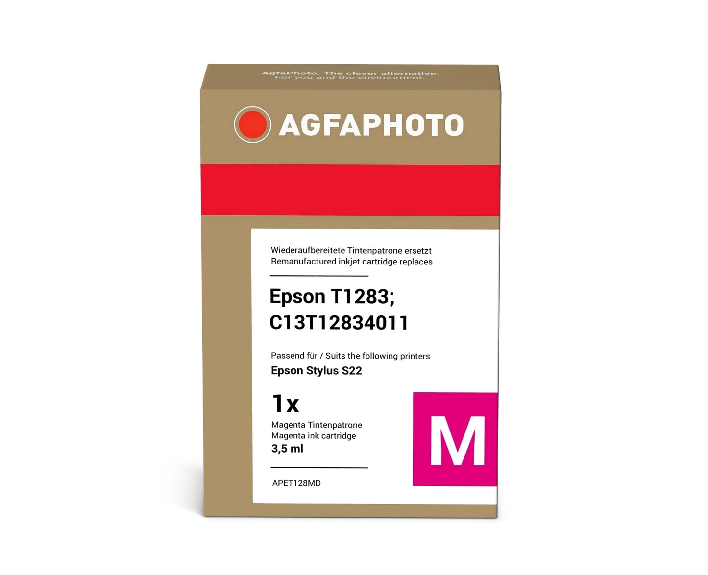 AgfaPhoto APET128MD Tintenpatrone ersetzt Epson T1283, C13T12834011 online bestellen