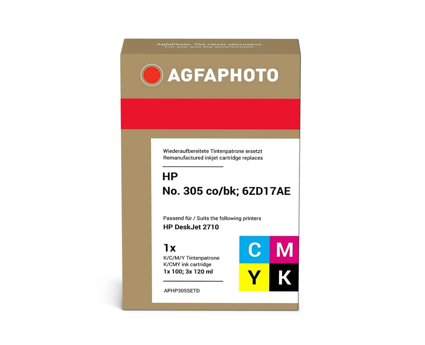 AgfaPhoto APHP305SETD Tintenpatrone ersetzt HP HP No. 305 co/bk, 6ZD17AE online bestellen