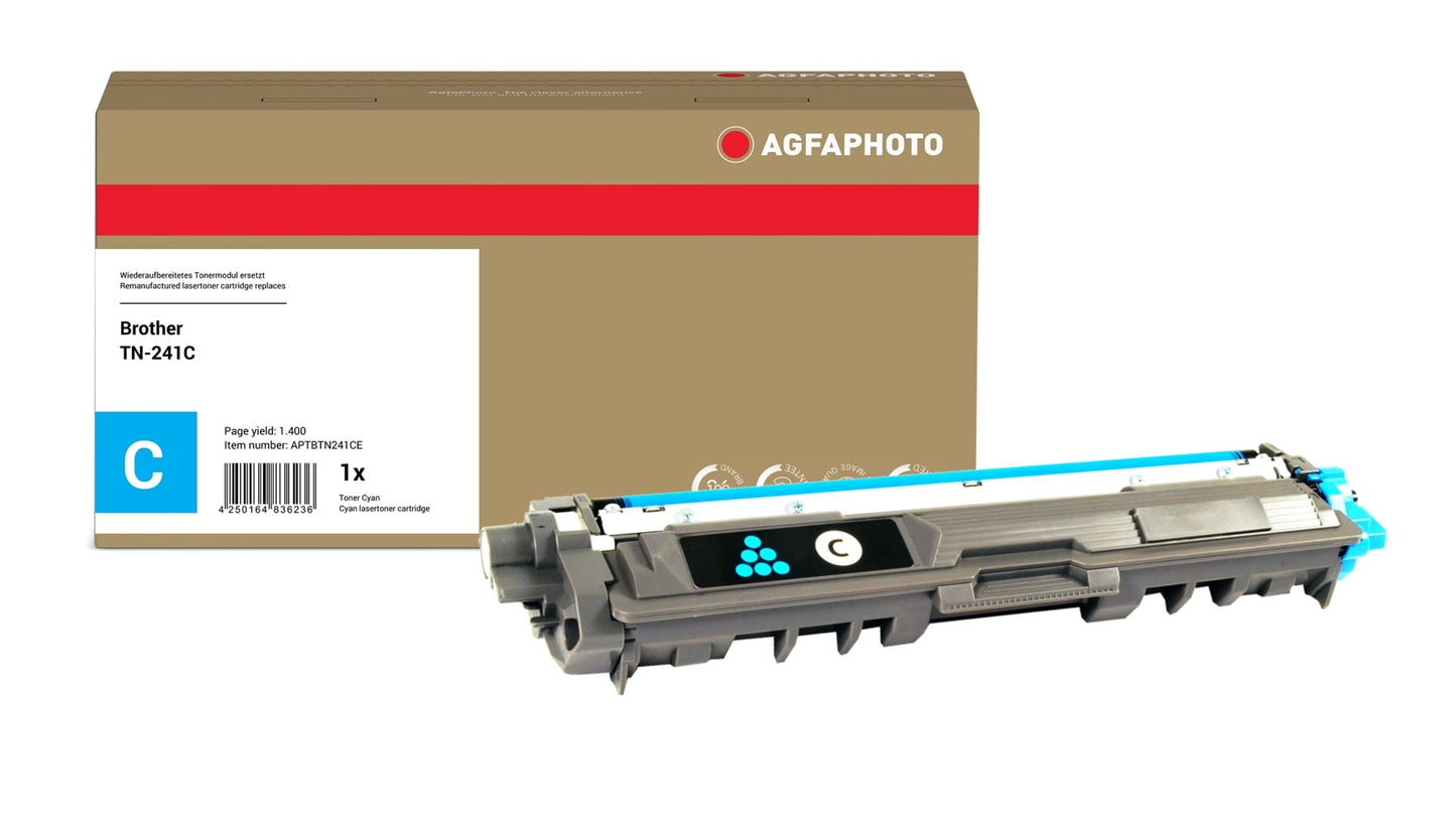 AgfaPhoto APTBTN241CE Lasertoner ersetzt Brother TN-241C online bestellen