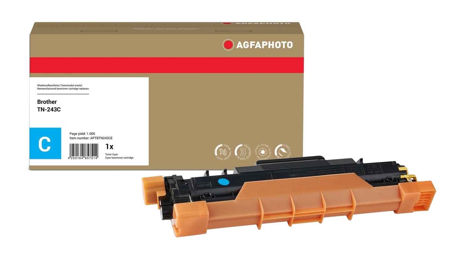 AgfaPhoto APTBTN243CE Lasertoner ersetzt Brother TN-243C online bestellen