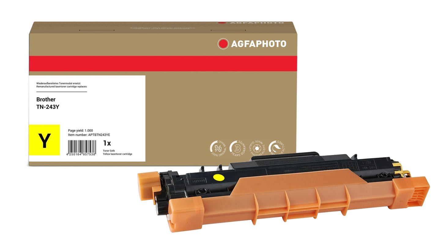 AgfaPhoto APTBTN243YE Lasertoner ersetzt Brother TN-243Y online bestellen
