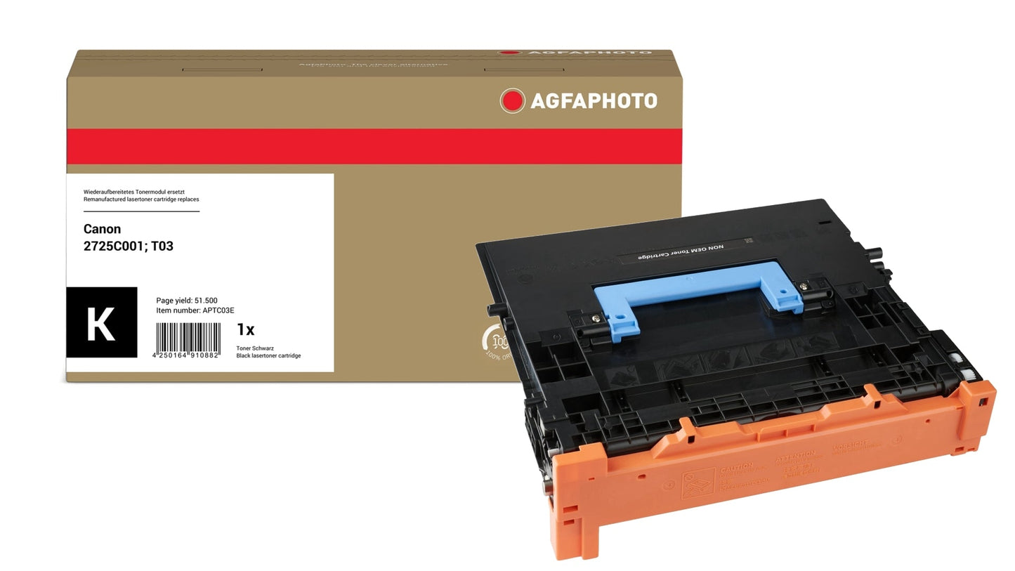 AgfaPhoto APTC03E Lasertoner ersetzt Canon 2725C001, T03 online bestellen