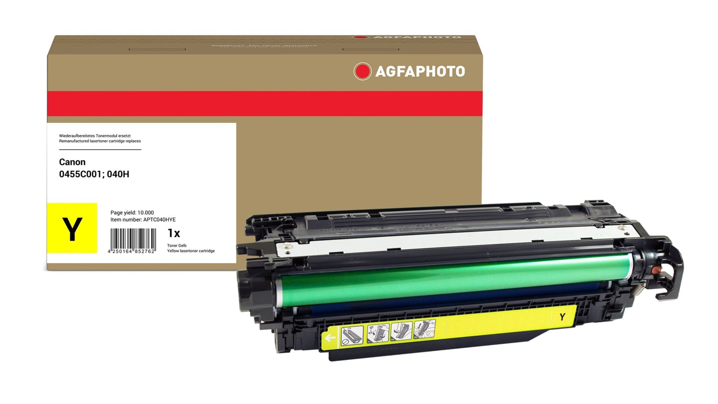 AgfaPhoto APTC040HYE Lasertoner ersetzt Canon 0455C001, 040 H Y online bestellen