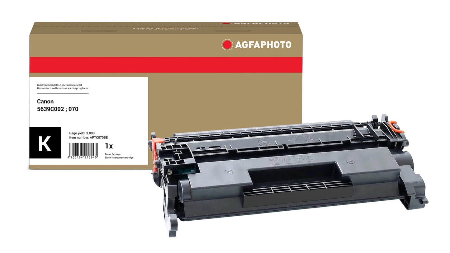 AgfaPhoto APTC070BE Lasertoner ersetzt Canon 5639C002 , 070 online bestellen