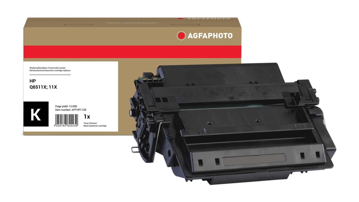 AgfaPhoto APTHP11XE Lasertoner ersetzt HP Q6511X, 11X online bestellen