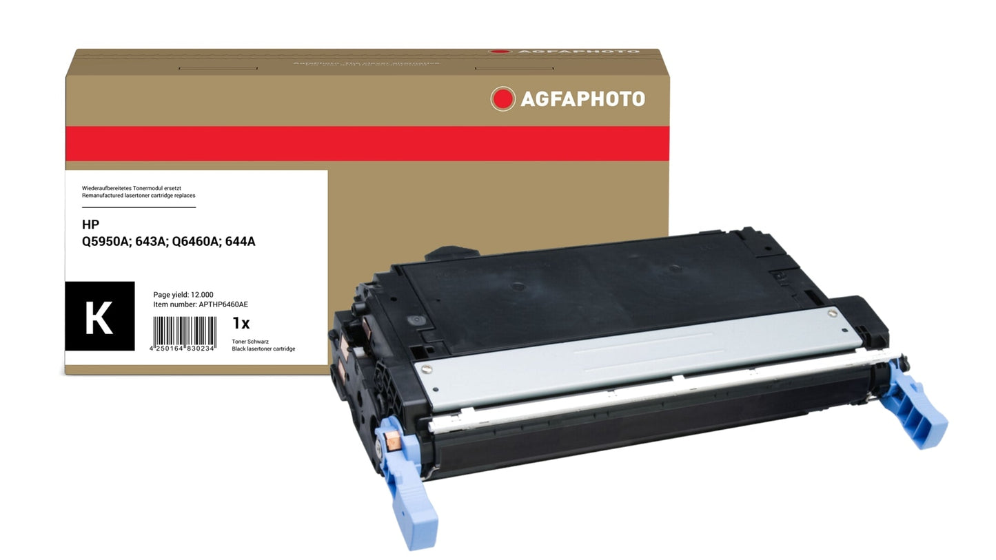 AgfaPhoto APTHP6460AE Lasertoner ersetzt HP Q5950A, 643A, Q6460A, 644A online bestellen