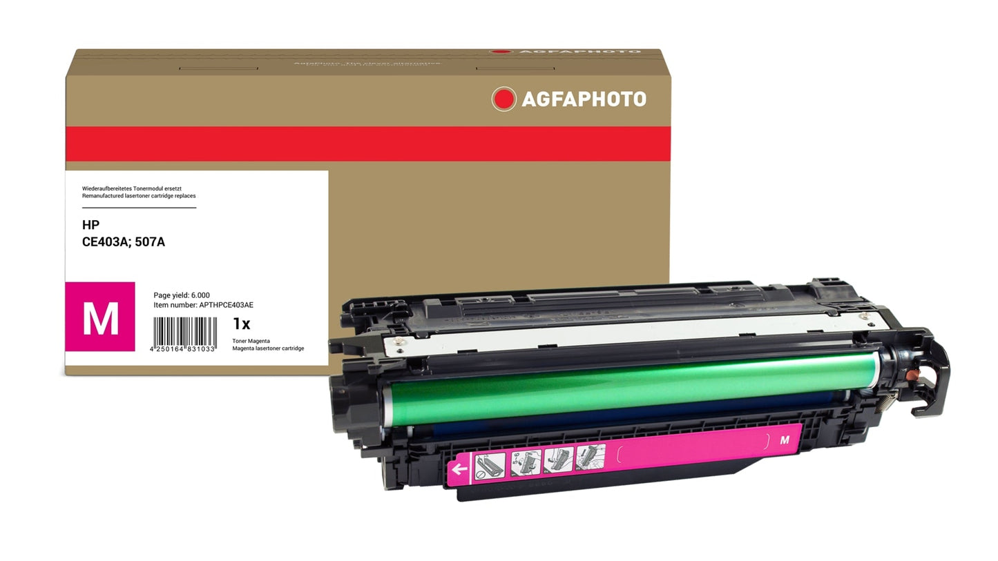 AgfaPhoto APTHPCE403AE Lasertoner ersetzt HP CE403A, 507A online bestellen
