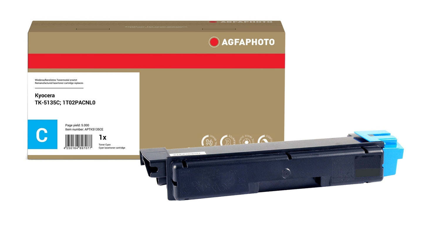 AgfaPhoto APTK5135CE Lasertoner ersetzt Kyocera TK-5135C, 1T02PACNL0 online bestellen