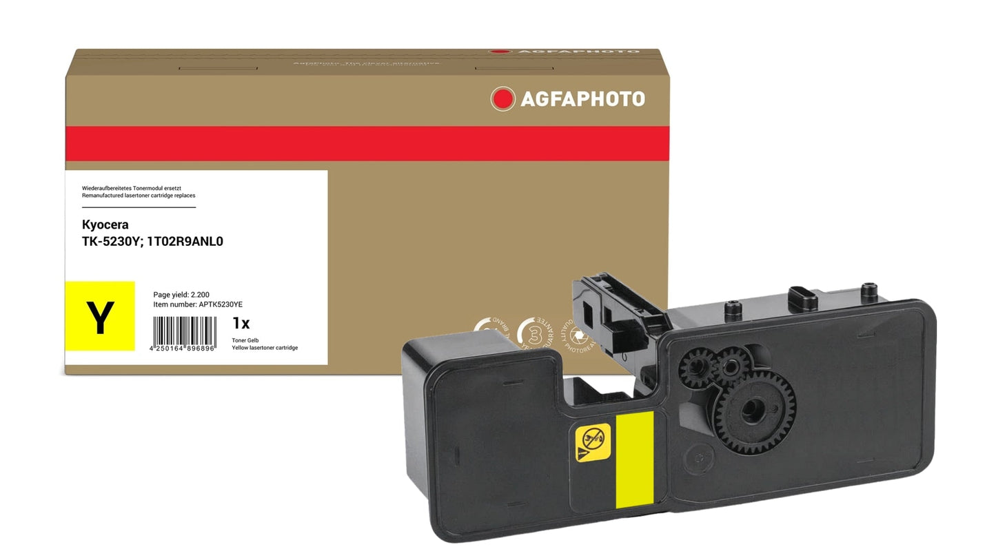 AgfaPhoto APTK5230YE Lasertoner ersetzt Kyocera TK-5230Y, 1T02R9ANL0 online bestellen