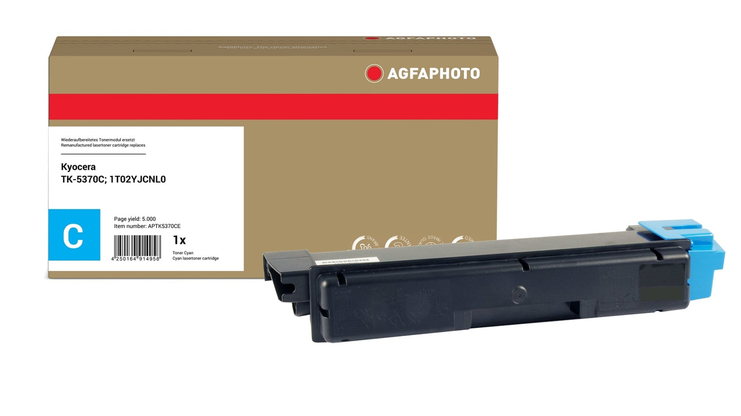 AgfaPhoto APTK5370CE Lasertoner ersetzt Kyocera TK-5370C, 1T02YJCNL0 online bestellen