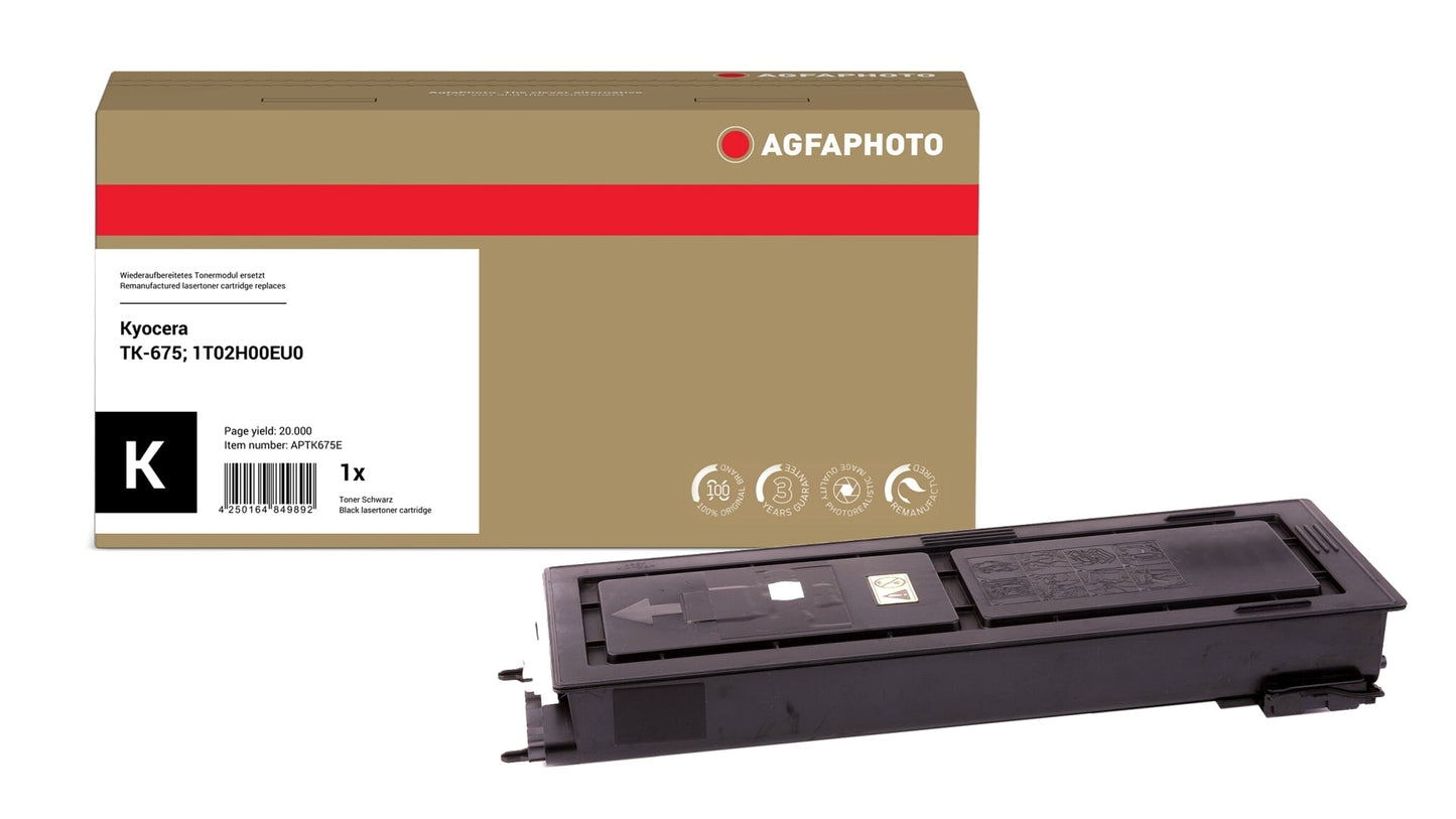 AgfaPhoto APTK675E Lasertoner ersetzt Kyocera TK-675, 1T02H00EU0 online bestellen