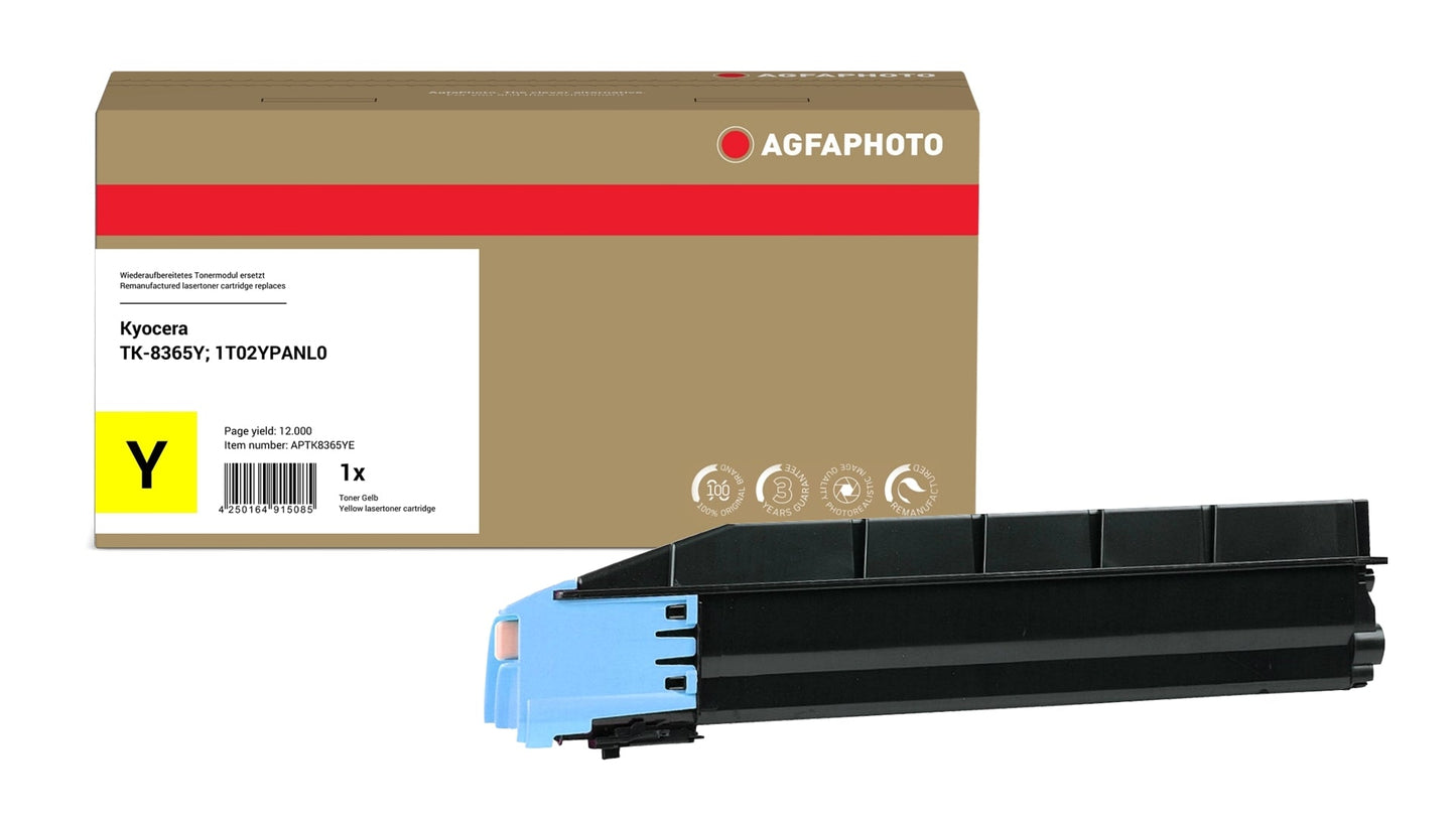 AgfaPhoto APTK8365YE Lasertoner ersetzt Kyocera TK-8365Y, 1T02YPANL0 online bestellen