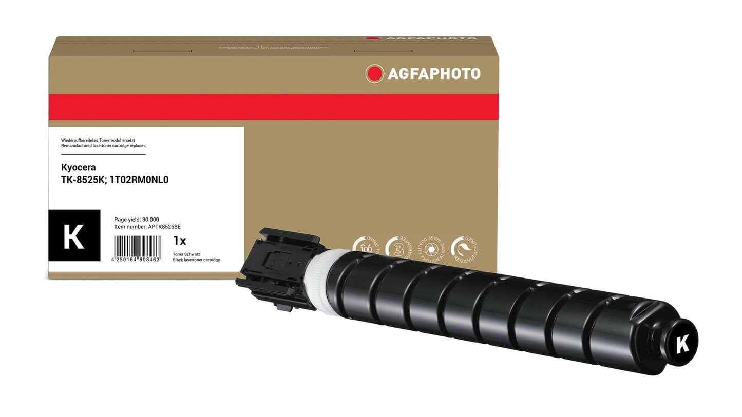 AgfaPhoto APTK8525BE Lasertoner ersetzt Kyocera TK-8525K, 1T02RM0NL0 online bestellen