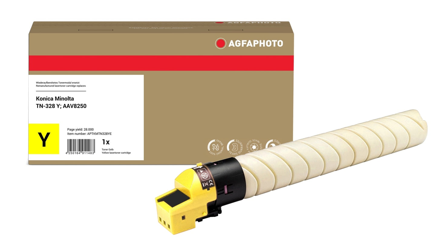 AgfaPhoto APTKMTN328YE Lasertoner ersetzt Konica Minolta TN-328 Y, AAV8250 online bestellen