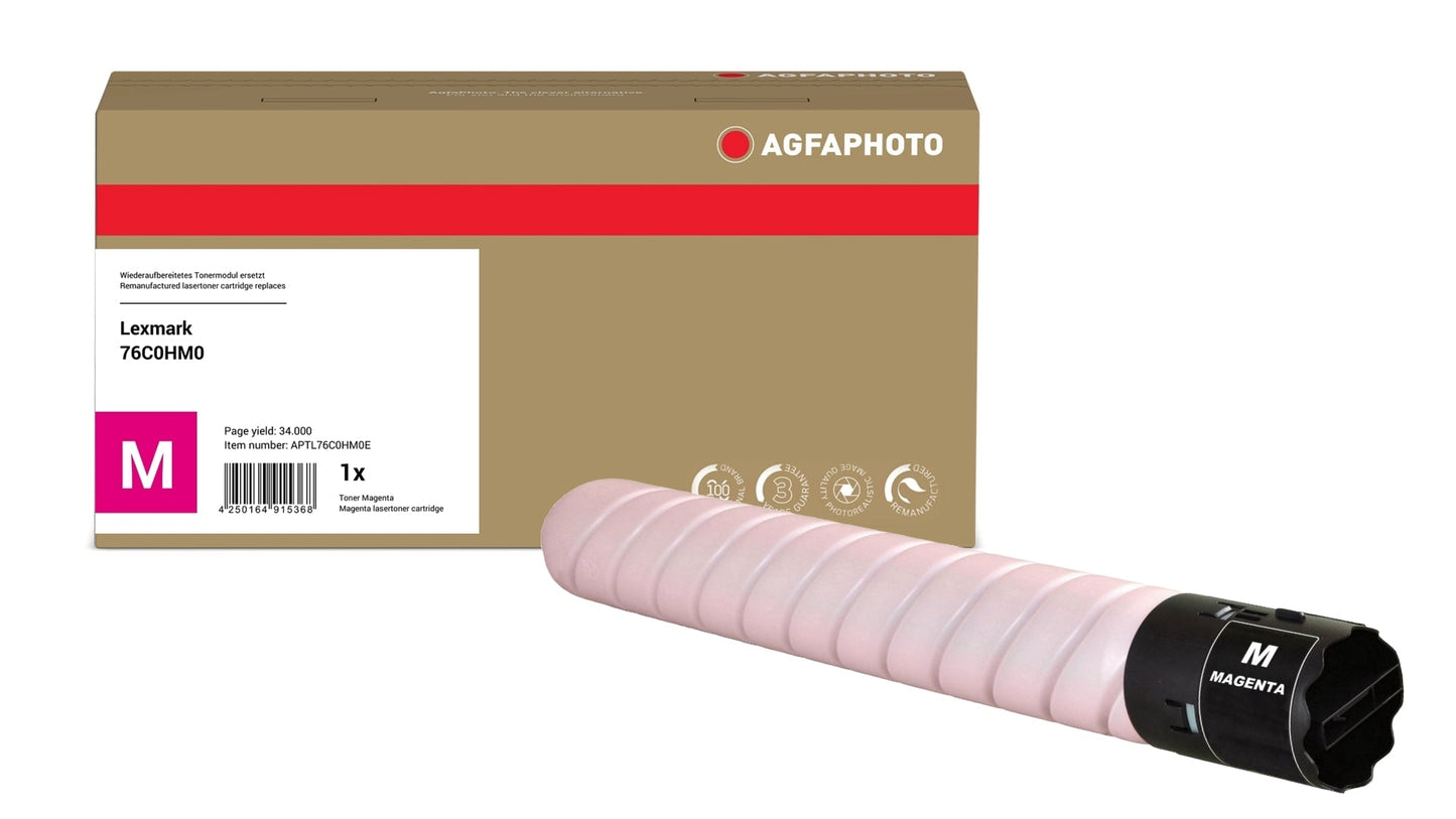 AgfaPhoto APTL76C0HM0E Lasertoner ersetzt Lexmark 76C0HM0 online bestellen