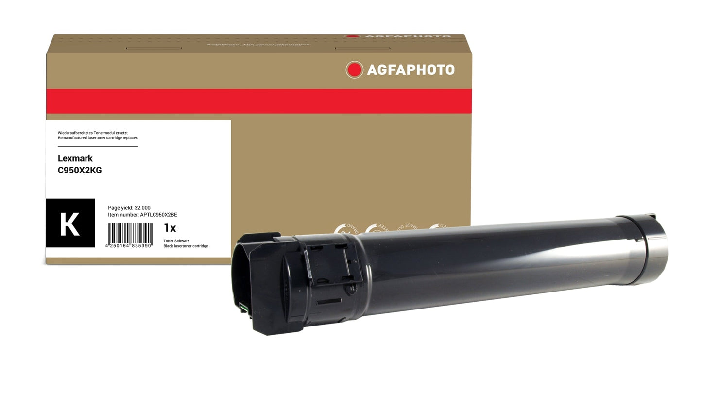 AgfaPhoto APTLC950X2BE Lasertoner ersetzt Lexmark C950X2KG online bestellen