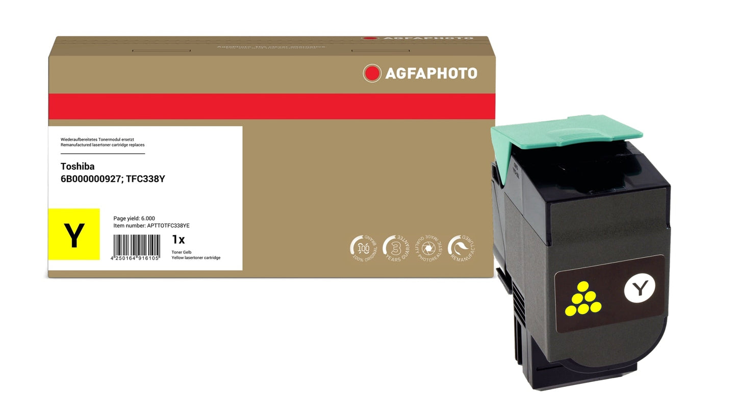 AgfaPhoto APTTOTFC338YE Lasertoner ersetzt Toshiba 6B000000927, TFC338Y online bestellen