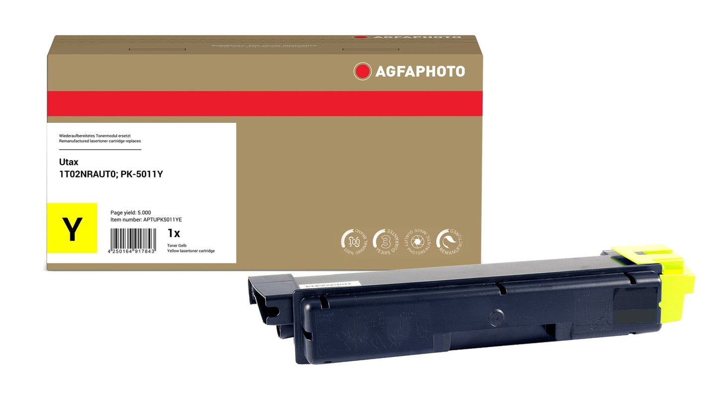 AgfaPhoto APTUPK5011YE Lasertoner ersetzt Utax 1T02NRAUT0, PK-5011Y online bestellen
