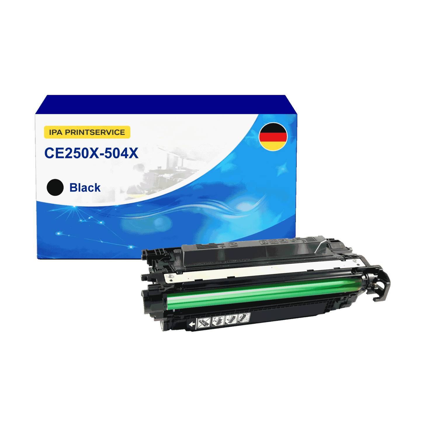 IPA Printservice IPATOHPCE250X Lasertoner ersetzt HP CE250X; 504X online bestellen
