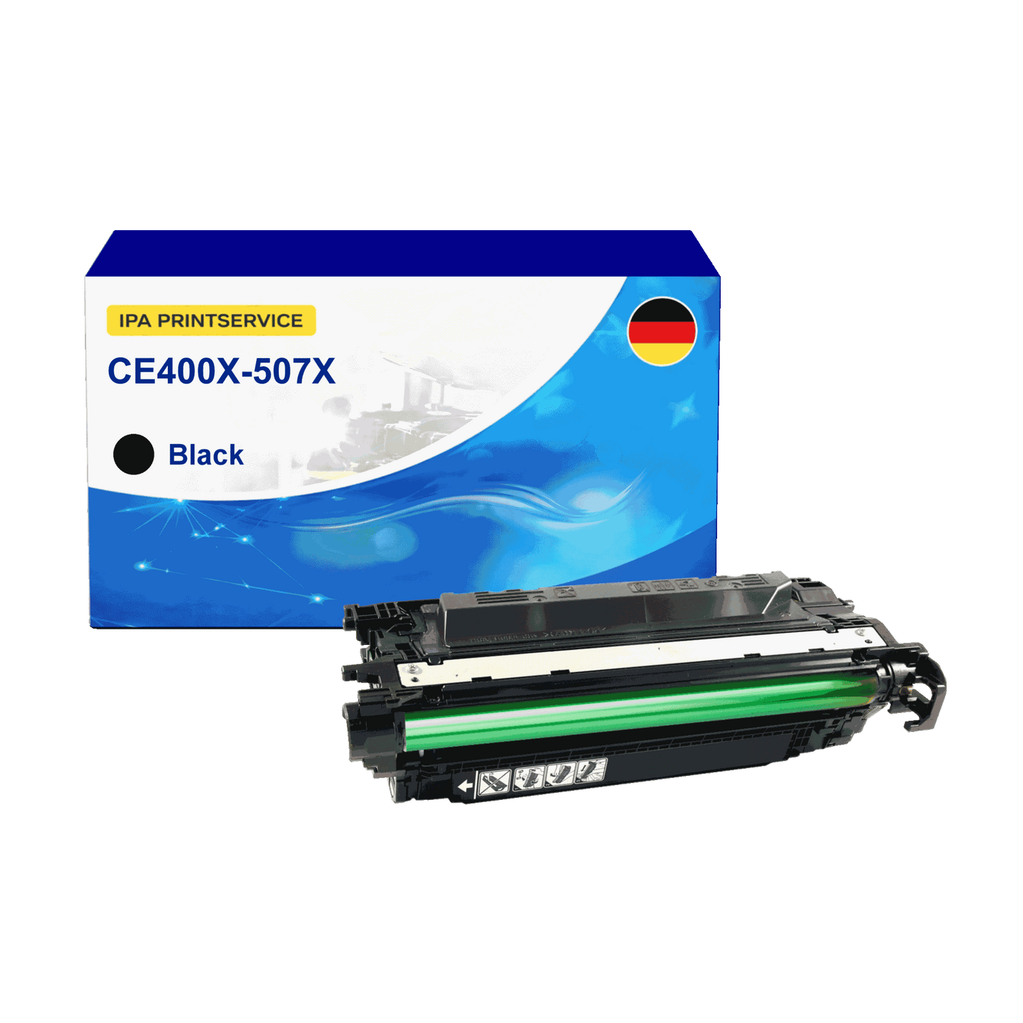IPA Printservice IPATOHPCE400X Lasertoner ersetzt HP CE400X; 507X online bestellen