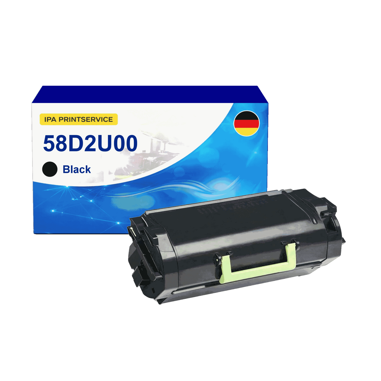 IPA Printservice IPATOLX58D2U00 Lasertoner ersetzt Lexmark 58D2U00 online bestellen