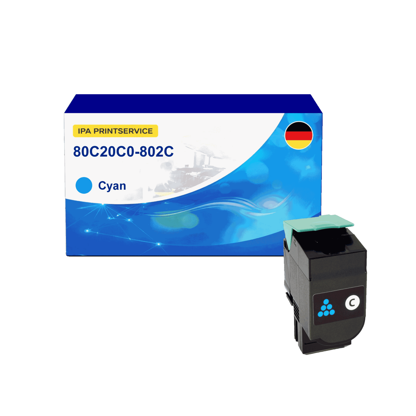 IPA Printservice IPATOLX80C20C0 Lasertoner ersetzt Lexmark 80C20C0; 802C online bestellen