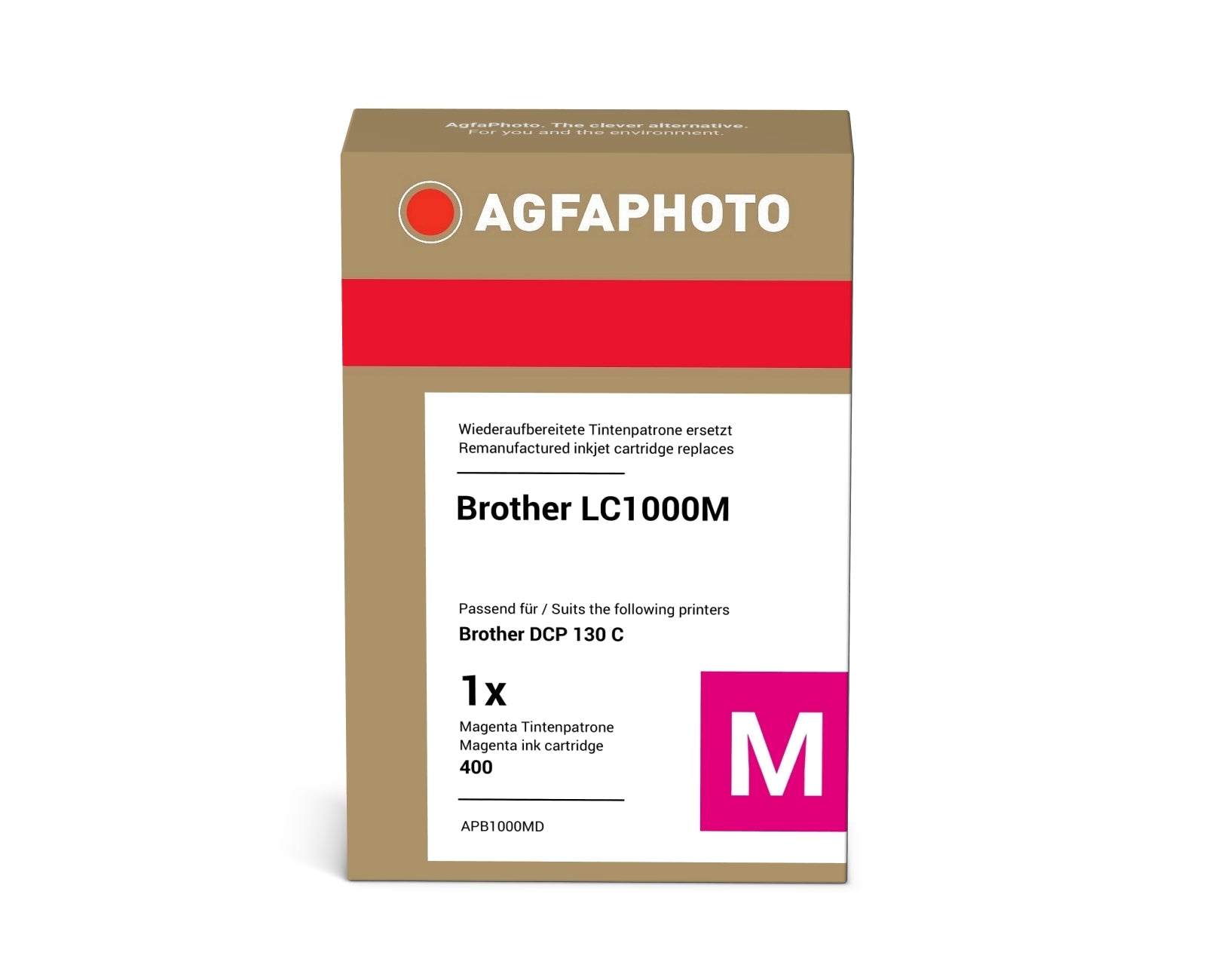 AgfaPhoto APB1000MD Tintenpatrone ersetzt Brother LC1000M online bestellen
