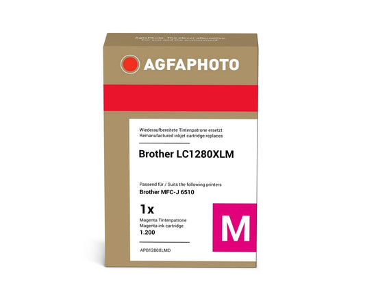 AgfaPhoto APB1280XLMD Tintenpatrone ersetzt Brother LC1280XLM online bestellen