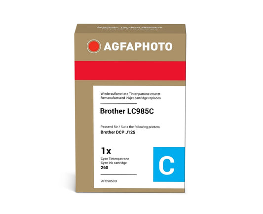 AgfaPhoto APB985CD Tintenpatrone ersetzt Brother LC985C online bestellen