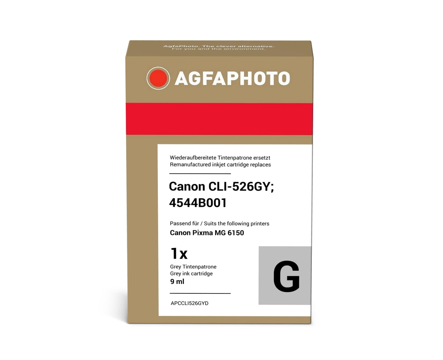AgfaPhoto APCCLI526GYD Tintenpatrone ersetzt Canon CLI-526GY, 4544B001 online bestellen