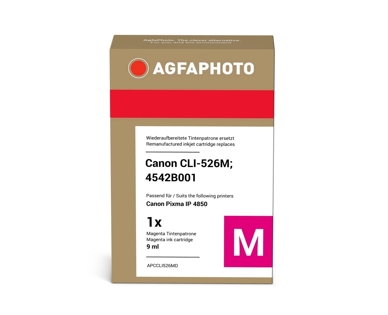 AgfaPhoto APCCLI526MD Tintenpatrone ersetzt Canon CLI-526M, 4542B001 online bestellen