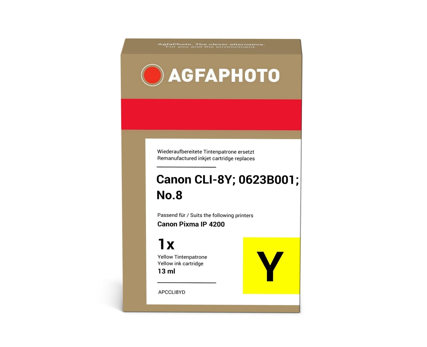 AgfaPhoto APCCLI8YD Tintenpatrone ersetzt Canon CLI-8Y, 0623B001, No.8 online bestellen