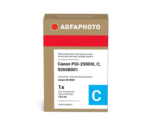 AgfaPhoto APCPGI2500XLC Tintenpatrone ersetzt Canon PGI-2500XL C, 9265B001 online bestellen