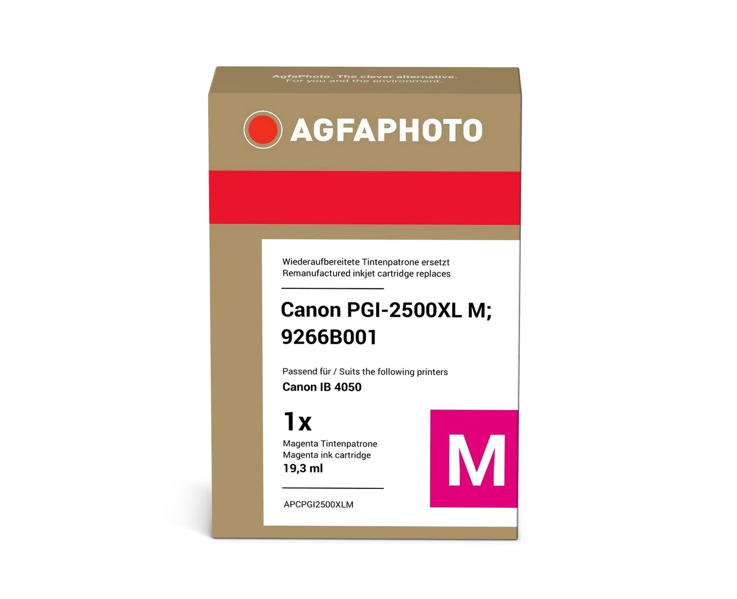 AgfaPhoto APCPGI2500XLM Tintenpatrone ersetzt Canon PGI-2500XL M, 9266B001 online bestellen