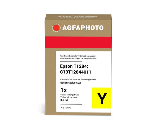 AgfaPhoto APET128YD Tintenpatrone ersetzt Epson T1284, C13T12844011 online bestellen