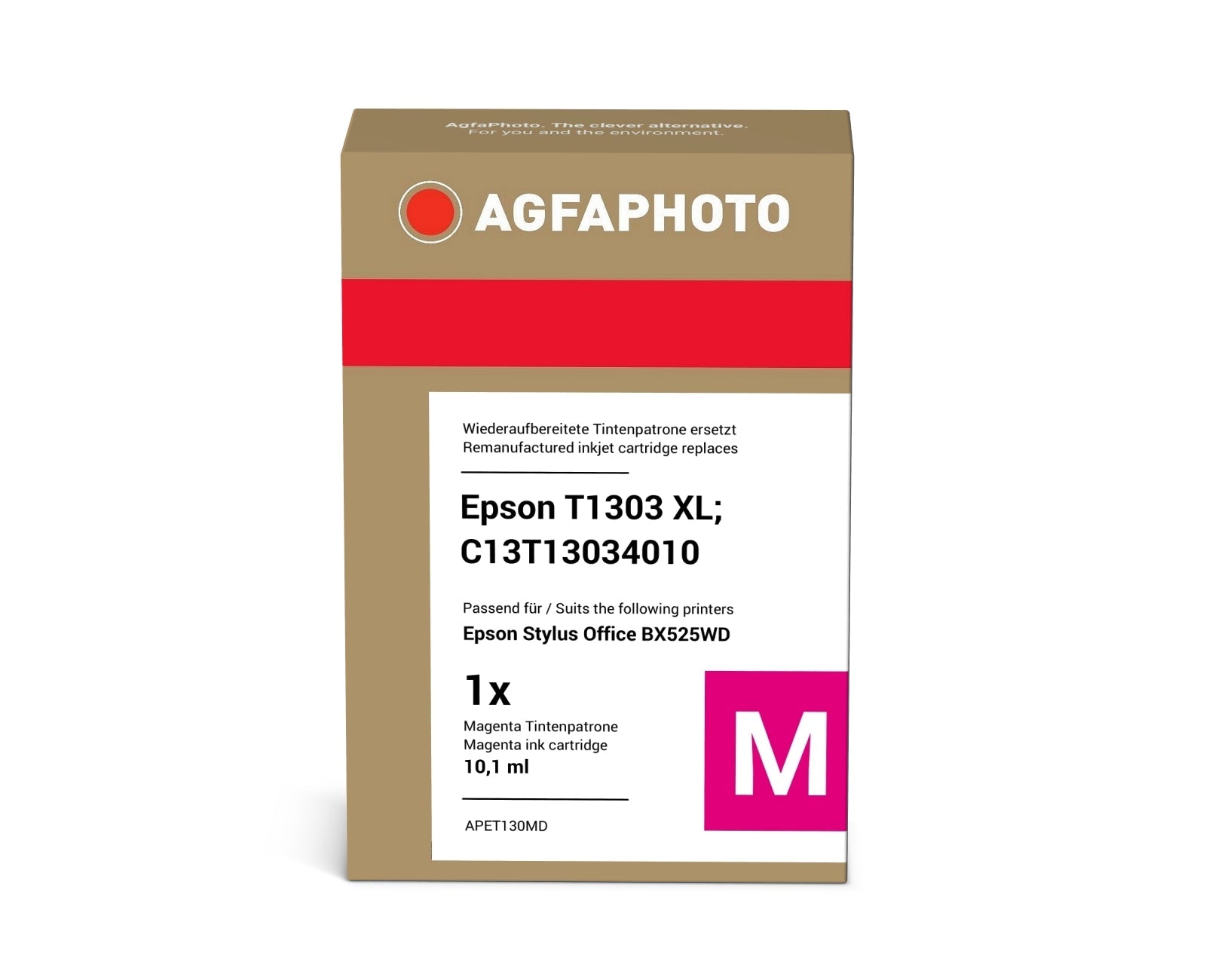 AgfaPhoto APET130MD Tintenpatrone ersetzt Epson T1303 XL, C13T13034010 online bestellen