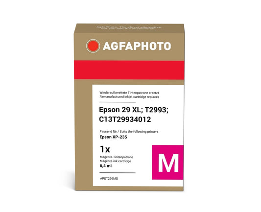 AgfaPhoto APET299MD Tintenpatrone ersetzt Epson 29 XL, T2993, C13T29934012 online bestellen