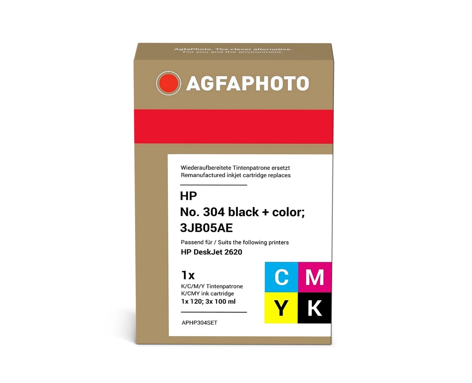 AgfaPhoto APHP304SET Tintenpatrone ersetzt HP HP No. 304 black + color, 3JB05AE online bestellen