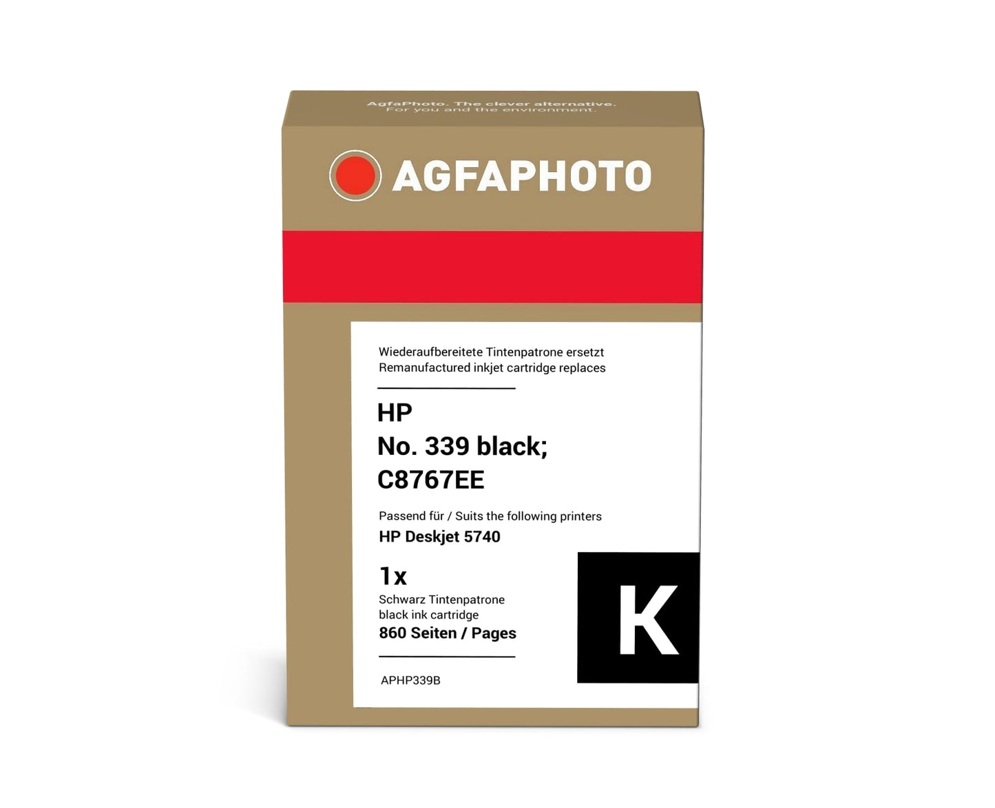 AgfaPhoto APHP339B Tintenpatrone ersetzt HP HP No. 339 black, C8767EE online bestellen