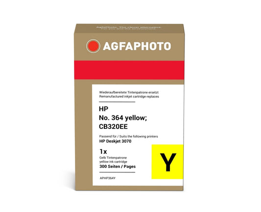 AgfaPhoto APHP364Y Tintenpatrone ersetzt HP HP No. 364 yellow, CB320EE online bestellen