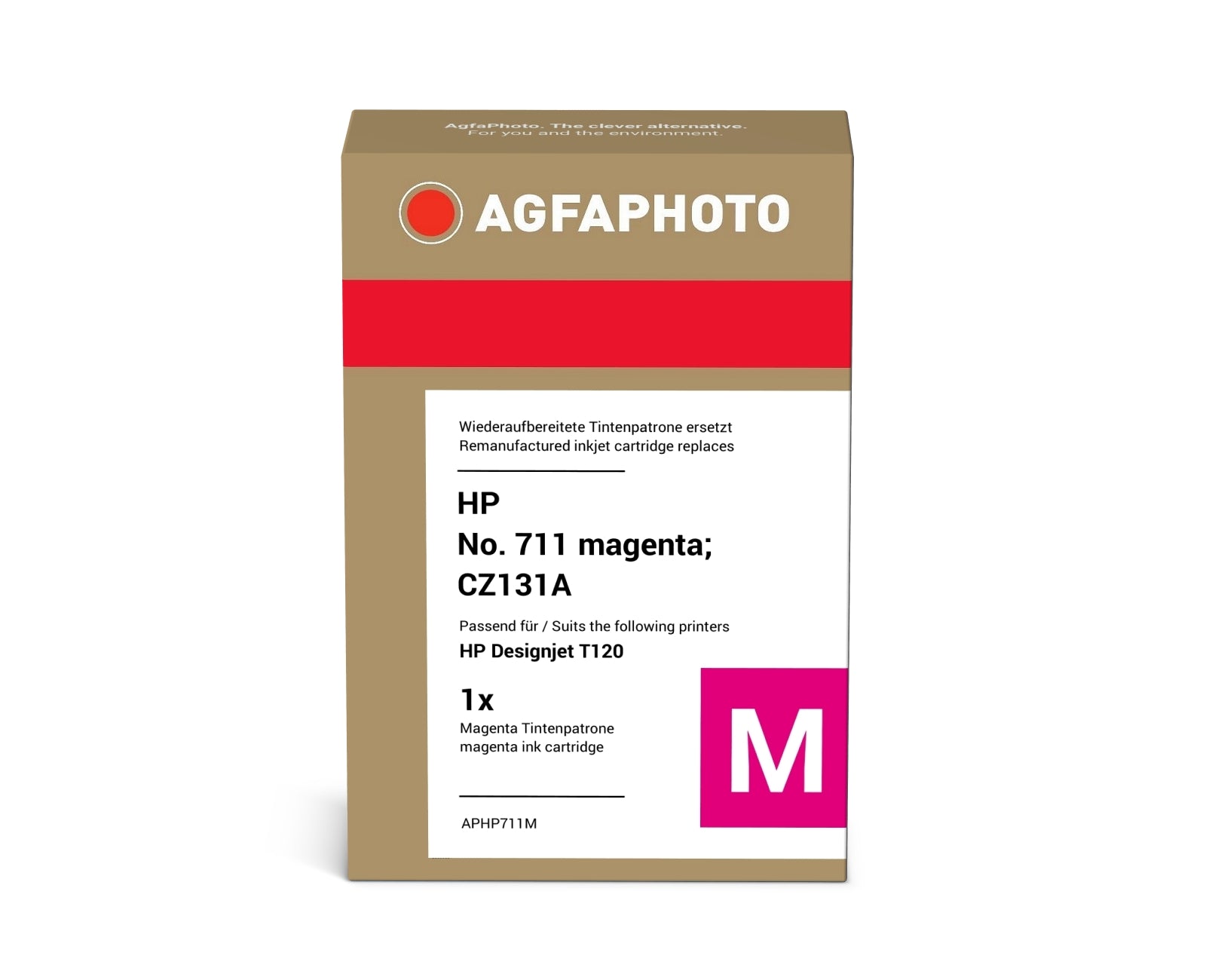 AgfaPhoto APHP711M Tintenpatrone ersetzt HP HP No. 711 magenta, CZ131A online bestellen