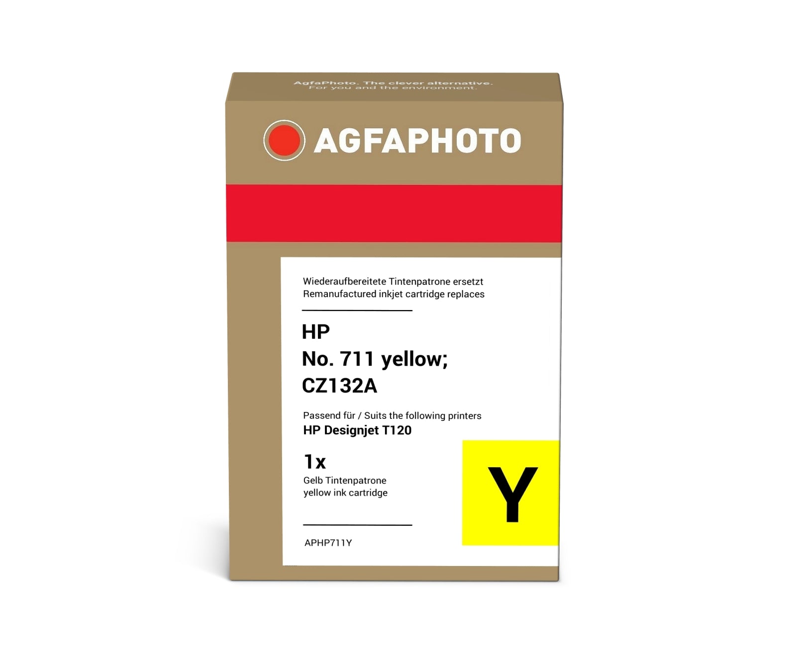 AgfaPhoto APHP711Y Tintenpatrone ersetzt HP HP No. 711 yellow, CZ132A online bestellen