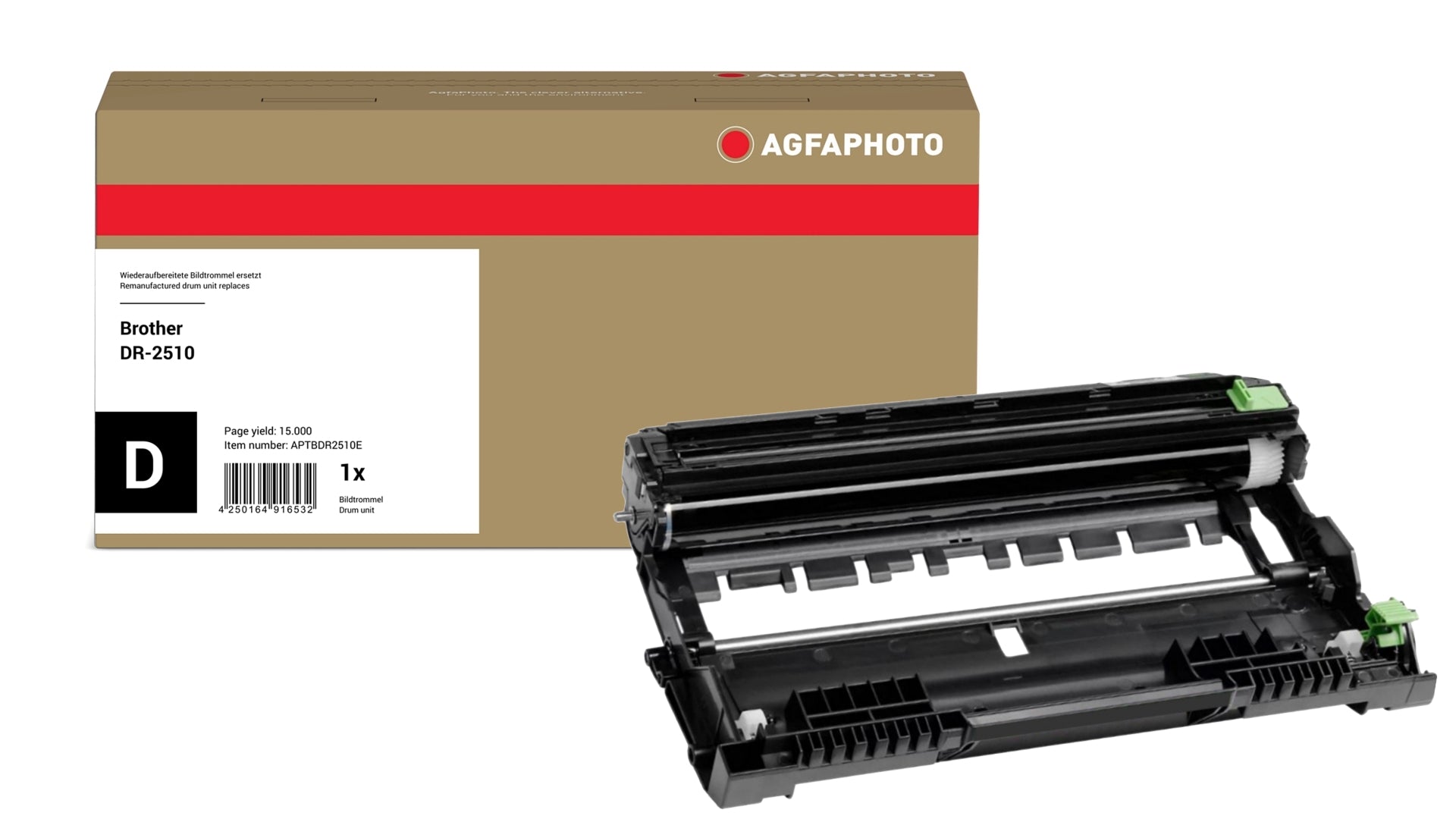 AgfaPhoto APTBDR2510E Bildtrommel ersetzt Brother DR-2510 online bestellen