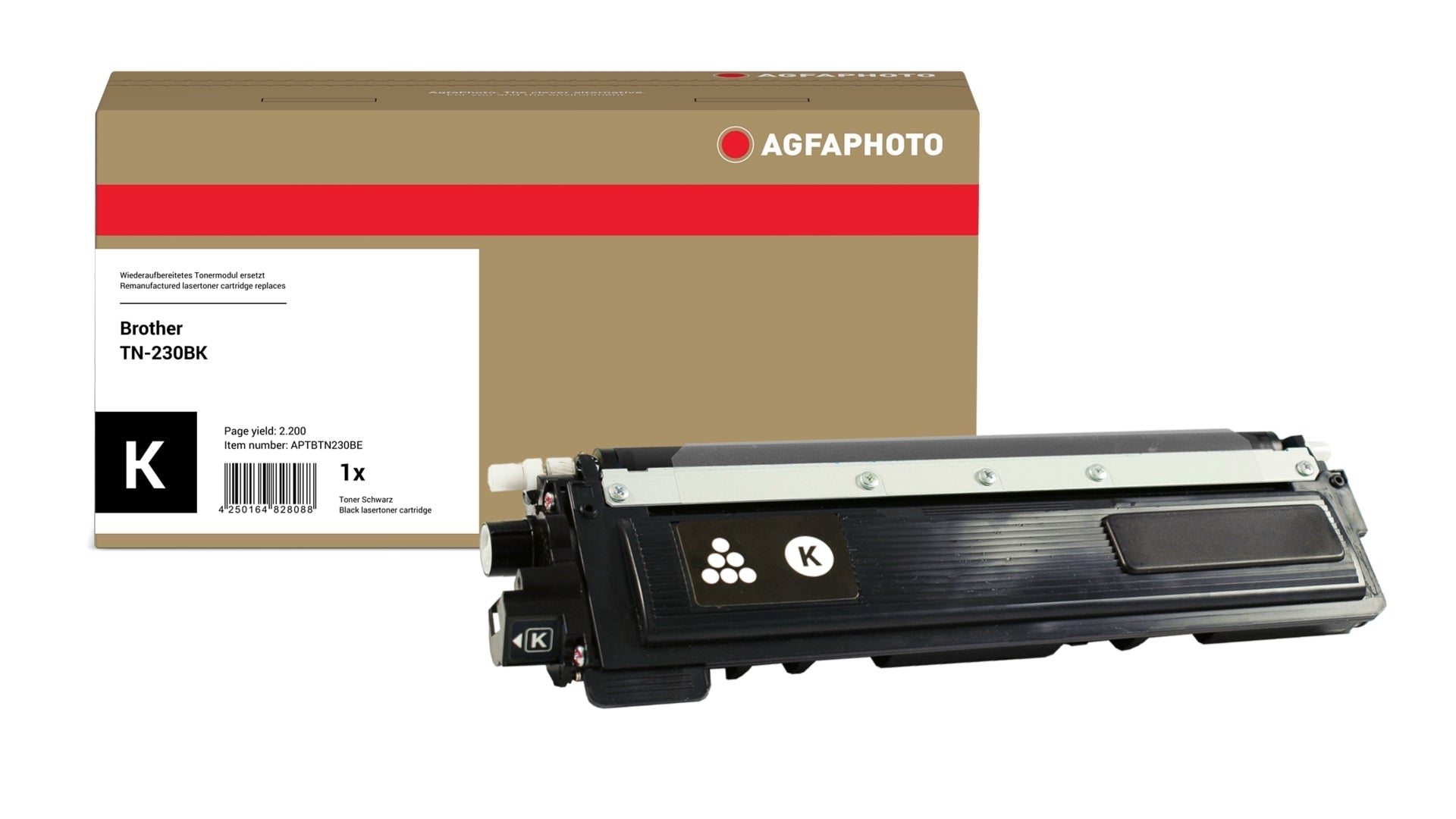 AgfaPhoto APTBTN230BE Lasertoner ersetzt Brother TN-230BK online bestellen