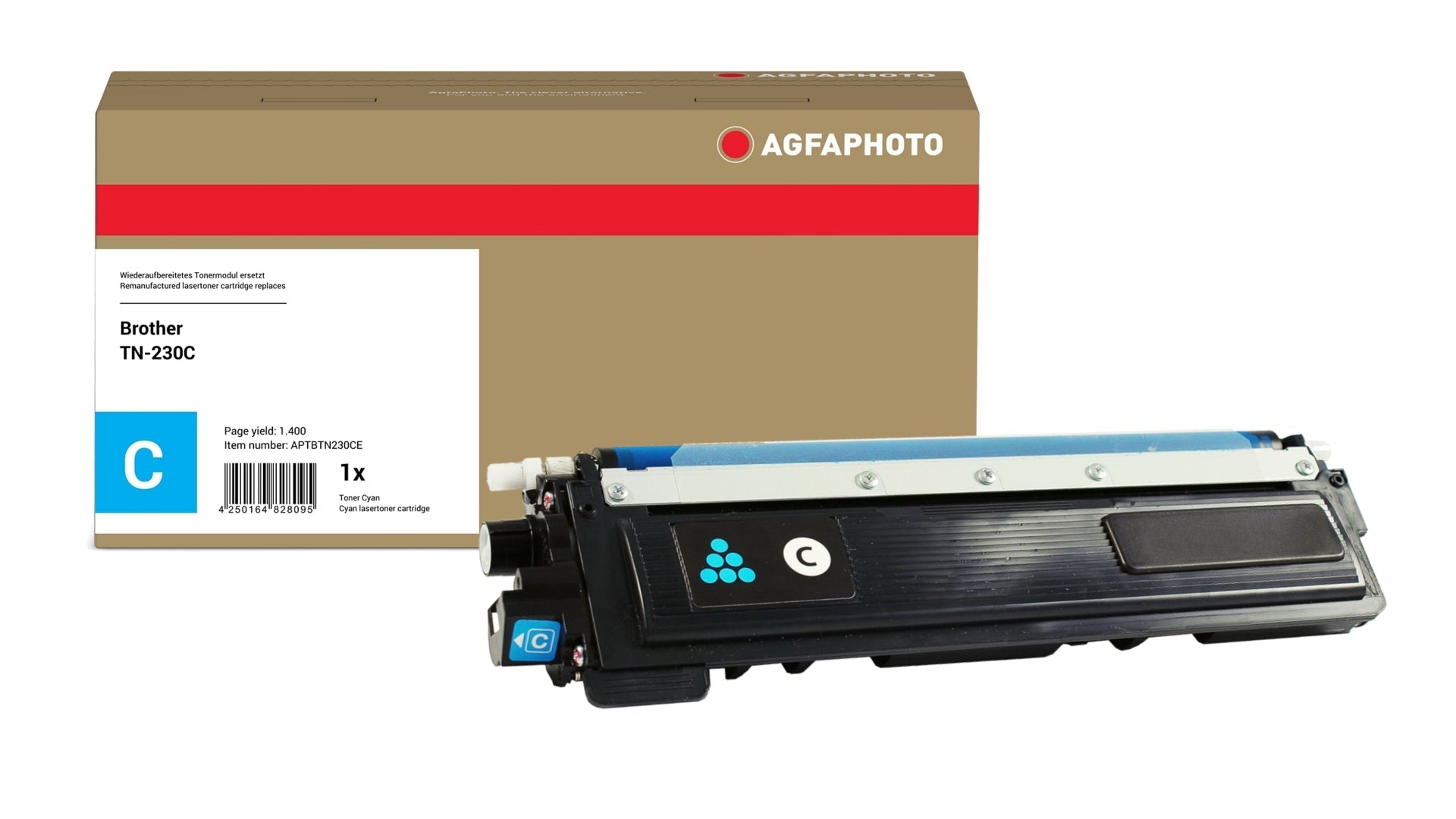 AgfaPhoto APTBTN230CE Lasertoner ersetzt Brother TN-230C online bestellen