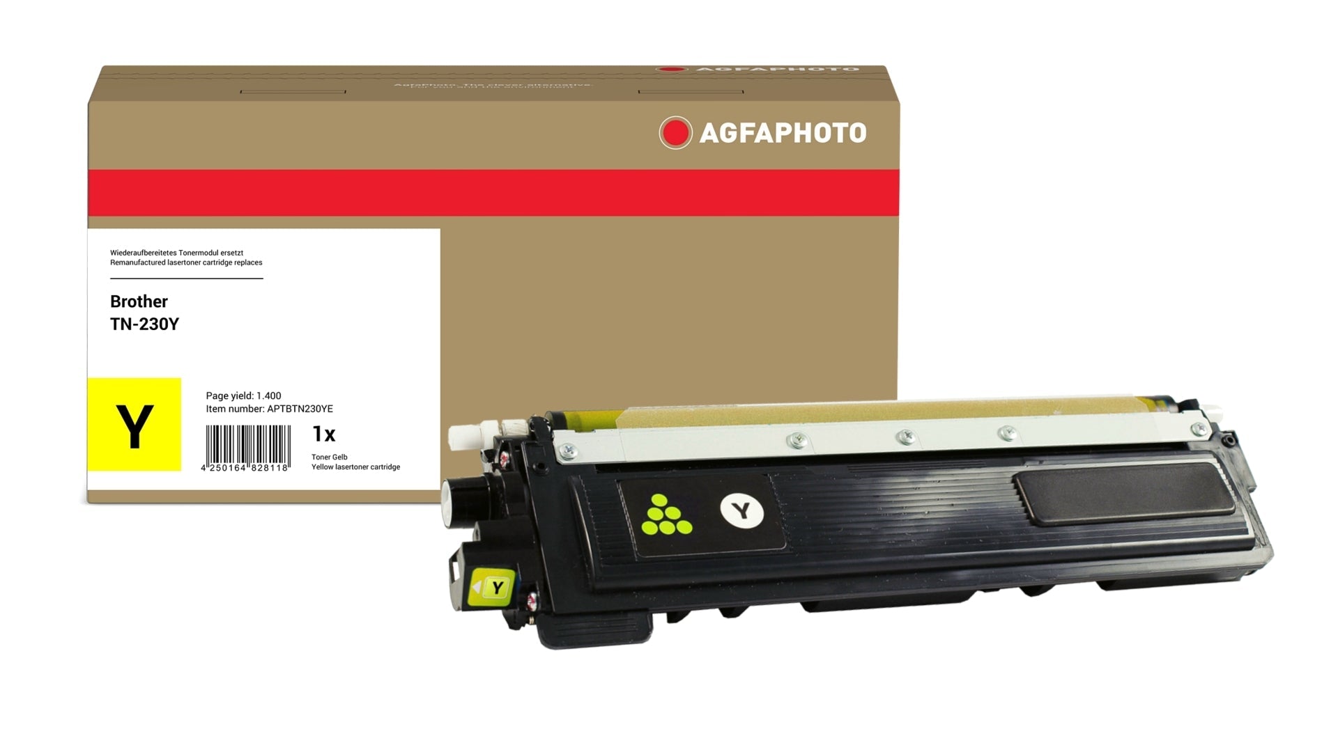 AgfaPhoto APTBTN230YE Lasertoner ersetzt Brother TN-230Y online bestellen