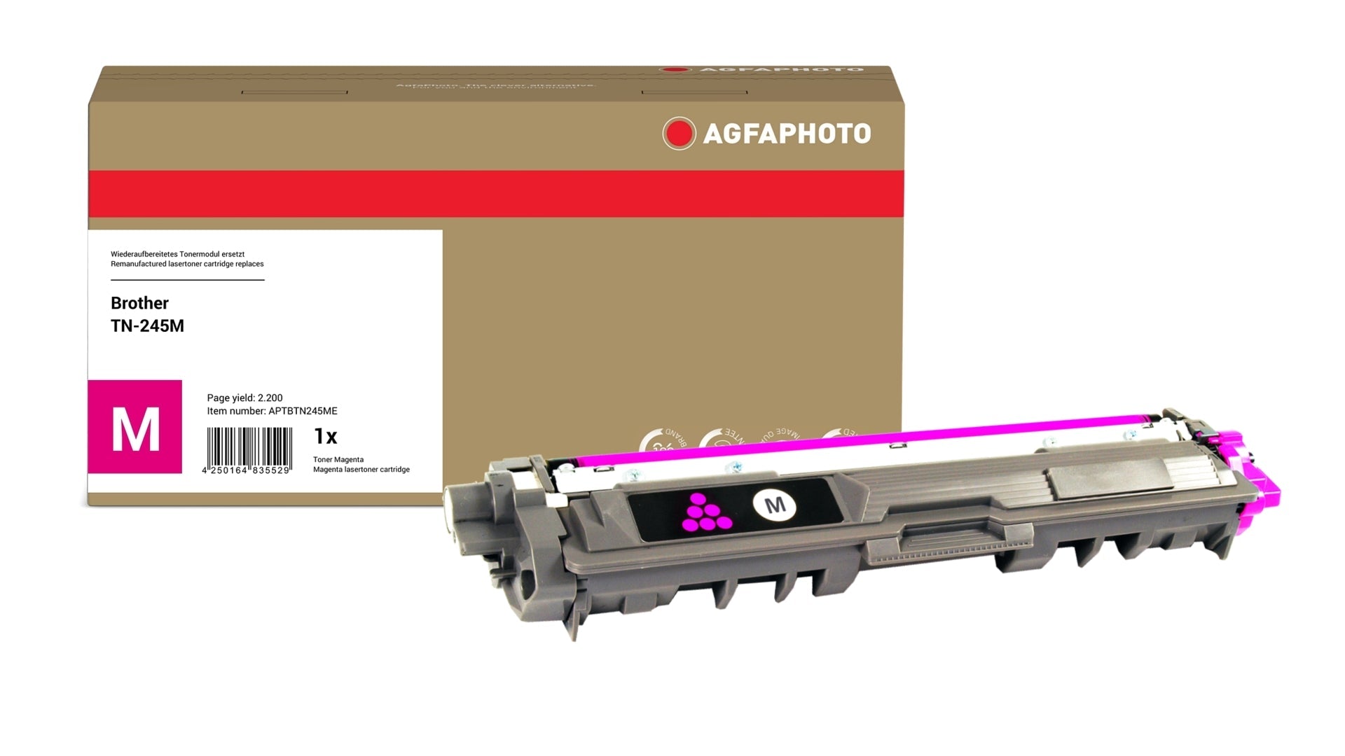 AgfaPhoto APTBTN245ME Lasertoner ersetzt Brother TN-245M online bestellen