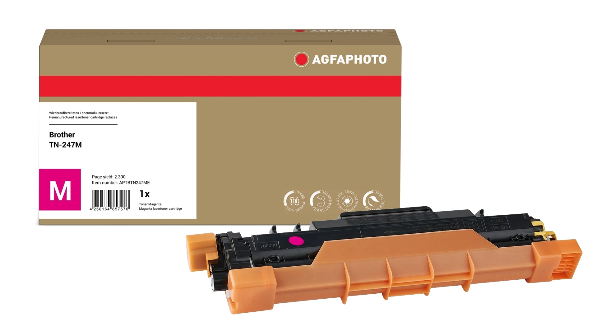 AgfaPhoto APTBTN247ME Lasertoner ersetzt Brother TN-247M online bestellen