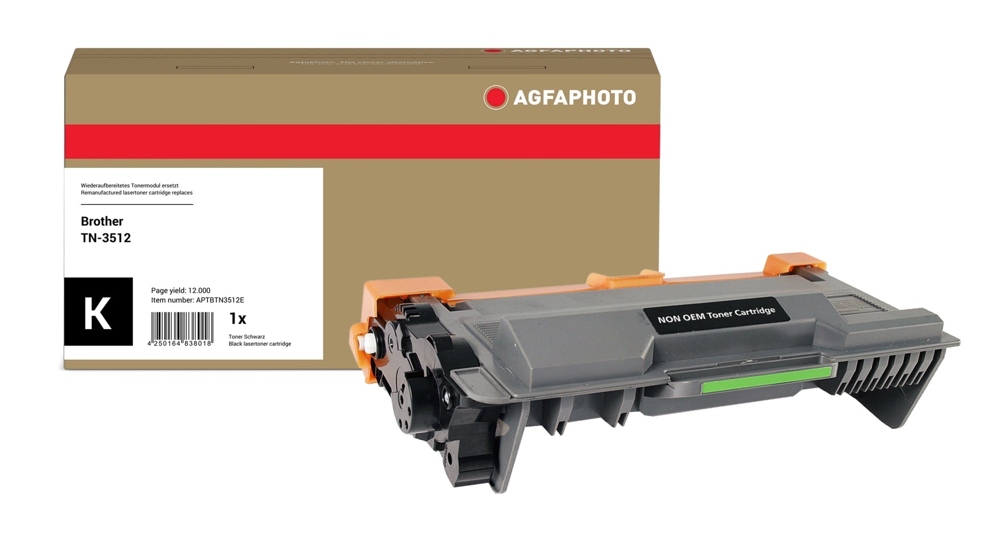 AgfaPhoto APTBTN3512E Lasertoner ersetzt Brother TN-3512 online bestellen