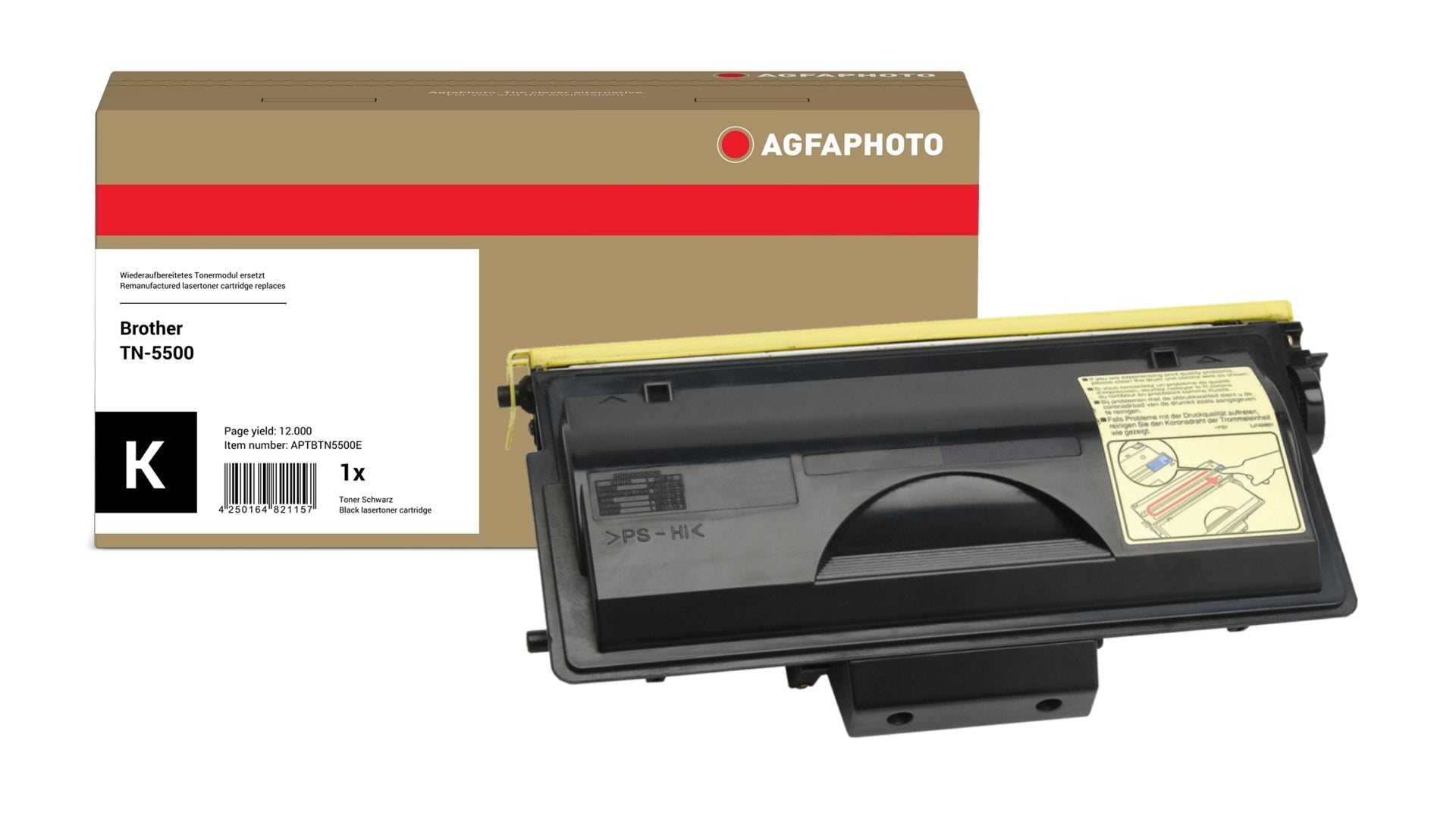 AgfaPhoto APTBTN5500E Lasertoner ersetzt Brother TN-5500 online bestellen